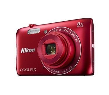 Nikon Coolpix S3700 Rood