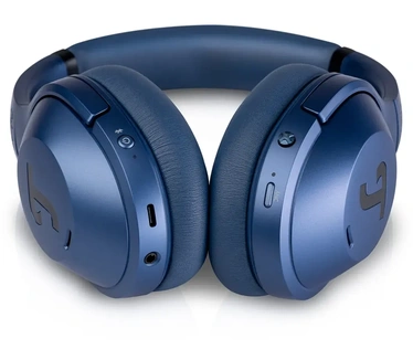 Teufel REAL blue NC 3 wireless Over-Ear bluetooth Headphones steel blue (Blauw)