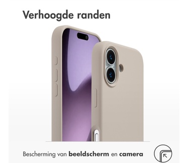 Accezz Liquid Silicone Backcover met MagSafe