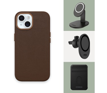 Otterbox Symmetry Cactus for MagSafe Series voor Apple iPhone 15/iPhone 14/iPhone 13, Rich Adobe (iPhone 15/iPhone 14/iPhone 13) Bruin