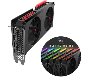 PNY GeForce RTX 3060 Ti 8GB XLR8 Gaming Revel Epic-X RGB Dual Fan (LHR)