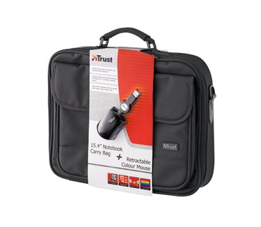 Trust 15.4" Laptop Tas en Compacte Optische Muis BB-1300p