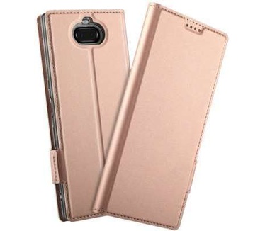 qMust Sony Xperia 10 Plus TPU Wallet Case - Rose Goud