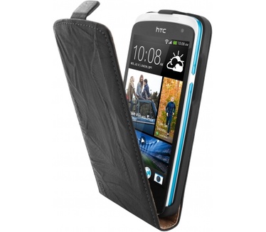 Mobiparts Mobiparts Vintage Flip Case HTC Desire 500 Black