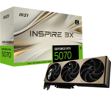 MSI GeForce RTX 5070 12G INSPIRE 3X