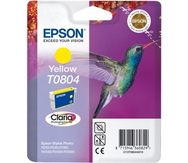 Epson inktpatroon Yellow T0804 Claria Photographic Ink