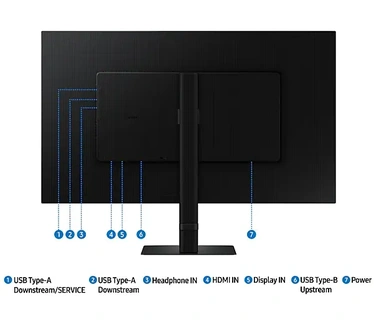 Samsung ViewFinity S6 S60D 32" Zwart