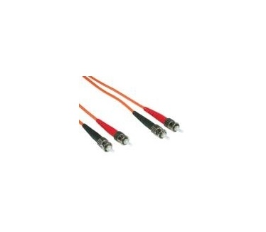 CablesToGo 2m ST/ST LSZH Duplex 62.5/125 Multimode Fibre Patch Cable