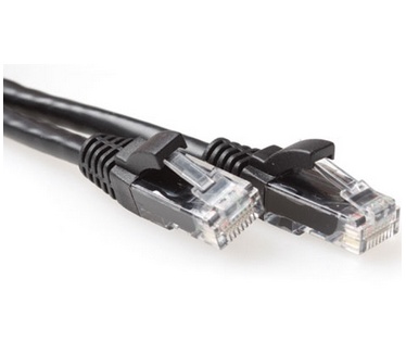 Advanced Cable Technology Utp c6 patch snagl bk 1.00m. Eenh. 1 stk