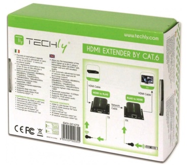 Techly Extender HDMI Full HD on cable Cat.5E / 6 / 6A / 7 max 60m Autoregulated IDATA EXT-E70I