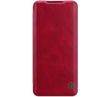 Nillkin Qin PU Leather Book Case voor Xiaomi Mi 11 - Rood Rood