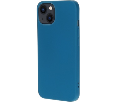 Mobiparts Silicone Cover Apple iPhone 13 Blueberry Blue
