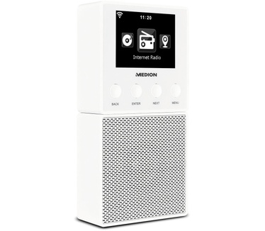 Medion LIFE ® E85032 WiFi Bluetooth Stekker Radio (wit)