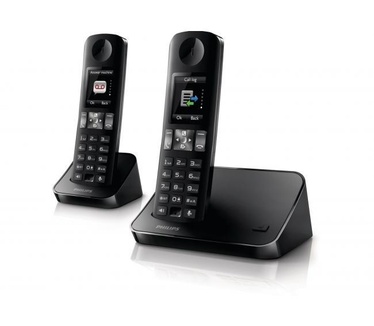 Philips D600 Duo Zwart