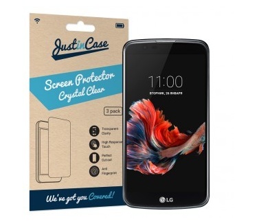 Just in Case Screen Protector LG K10 - 3 stuks - Crystal Clear