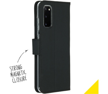 Accezz Wallet Softcase Bookcase Samsung Galaxy S20 - Zwart (Galaxy S20) Zwart