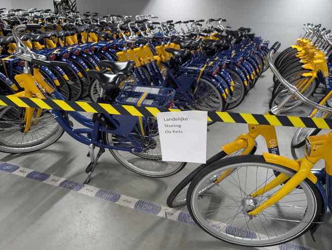 OV-fiets slim slot storing