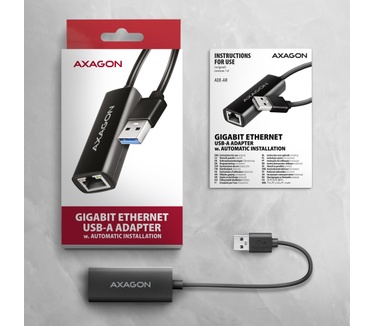 Axagon ADE-AR USB-A 3.2 Gen 1 - Gigabit Ethernet 10/100/1000 Adapter - Adapter - Digital/Daten