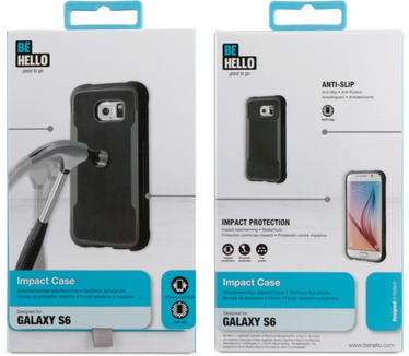 BeHello Samsung Galaxy S6 Impact Case Black