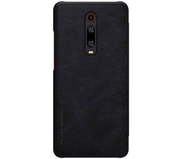 Nillkin Qin PU Leather Book Case - Xiaomi Mi 9T/Mi 9T Pro - Zwart Zwart