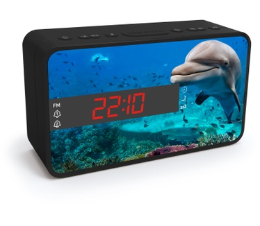 Bigben Interactive Wekkerradio voor kinderen met wisselbaar frontje