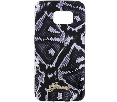 Guess Animal Python Folio TPU Case Samsung Galaxy S6 Edge - Black