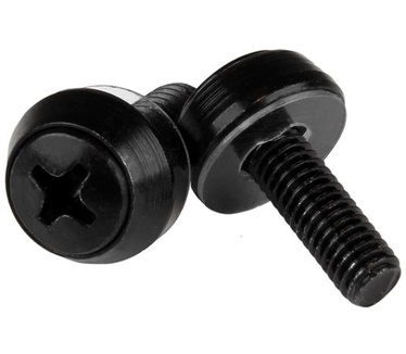 Startech.com M5 x 12mm schroeven voor serverkast en rack 100 stuks pak zwart