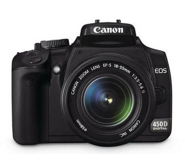 Canon EOS EOS-450D KIT (2758B050) 12.2 MP 4272x2848 pixels 3 inch SD SDHC incl. Canon-lens  zwart