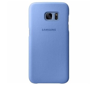 Samsung Samsung Galaxy S7 edge Leather Cover blauw  Blauw