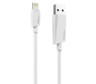 Rock M3 Lightning kabel - MFI Apple certificaat - 2m - White