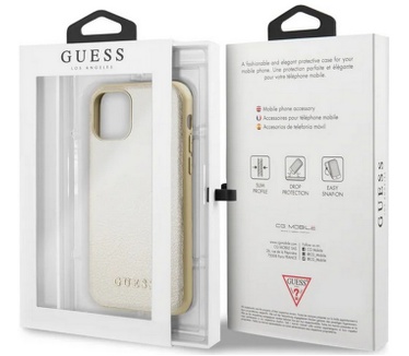 Guess IriDescent Hard Case - Apple iPhone 11 Pro (5.8") - Goud  Goud