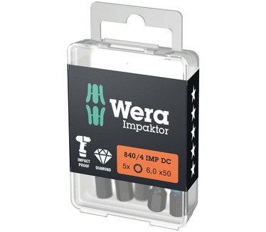 Wera 840/4 IMP DC Hex-Plus DIY