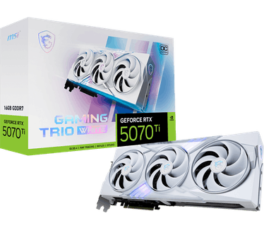 MSI GeForce RTX 5070 Ti 16G GAMING TRIO OC WHITE