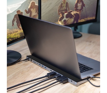j5create JCD543-N USB-C™ Drievoudige Display Docking Station