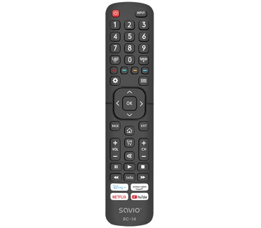 Savio RC-14 Universal remote control/replacement for HISENSE SMART TV