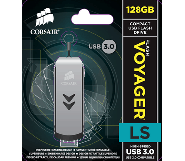 Corsair Flash Voyager LS USB 3.0 128GB Aluminium