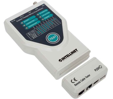 Intellinet 5-in-1 Cable Tester, Tests 5 Commonly Used Network and Computer Cables