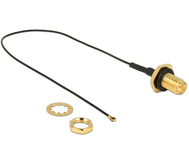 Delock 0.2m, RP-SMA/MHF IV