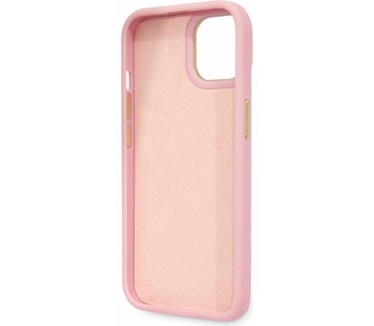 Guess Crocodile Back Case voor Apple iPhone 14 Plus (6.7") - Roze Roze