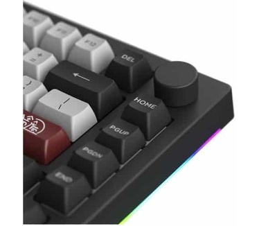 Akko 5075B Plus Dracula Castle V3 Cream Yellow Pro Switch RGB Draadloos Hotswap Mechanisch Gaming Toetsenbord