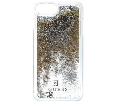 Guess Liquid Glitter Hard Case - Apple iPhone 7 (4.7") - Goud