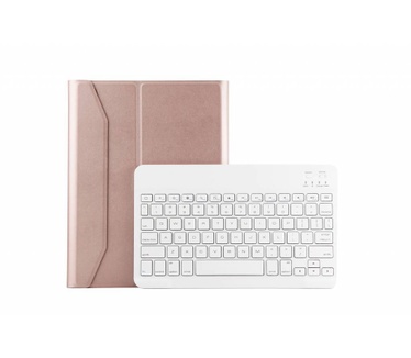 Bluetooth Smart QWERTY Keyboard hoes voor de Apple iPad Pro (9.7 inch) - Metallic Roze