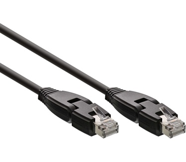 InLine RJ45/RJ45 Cat6a 1m Zwart