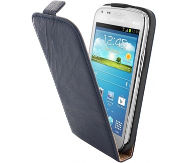 Mobiparts Mobiparts Vintage Flip Case Samsung Galaxy Core Navy Blue