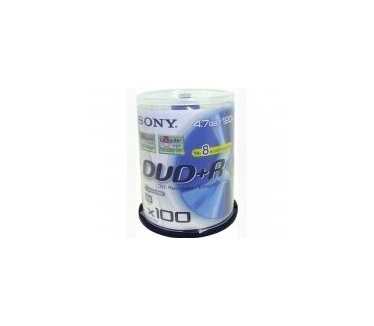 Sony DVD+R 4.7GB Spindle 100pk
