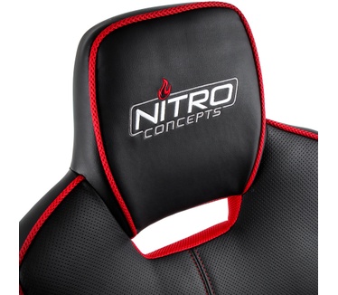 Nitro Concepts E200 Race Gaming Chair Zwart/Rood