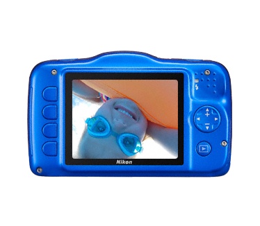 Nikon Coolpix S32 + Rugzak Blauw