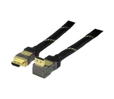König HDMI 1.4 kabel 10m 90 graden