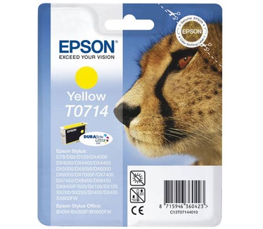 Epson inktpatroon Yellow T0714 DURABrite Ultra Ink