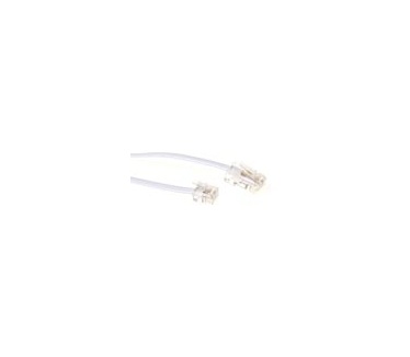 Advanced Cable Technology Modulaire telefonie kabel RJ-11 - RJ-45 wit